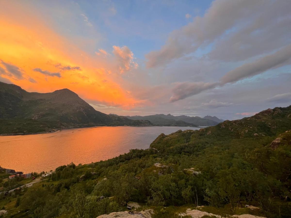Lofoten Glampingdome Myrland Bagian luar foto