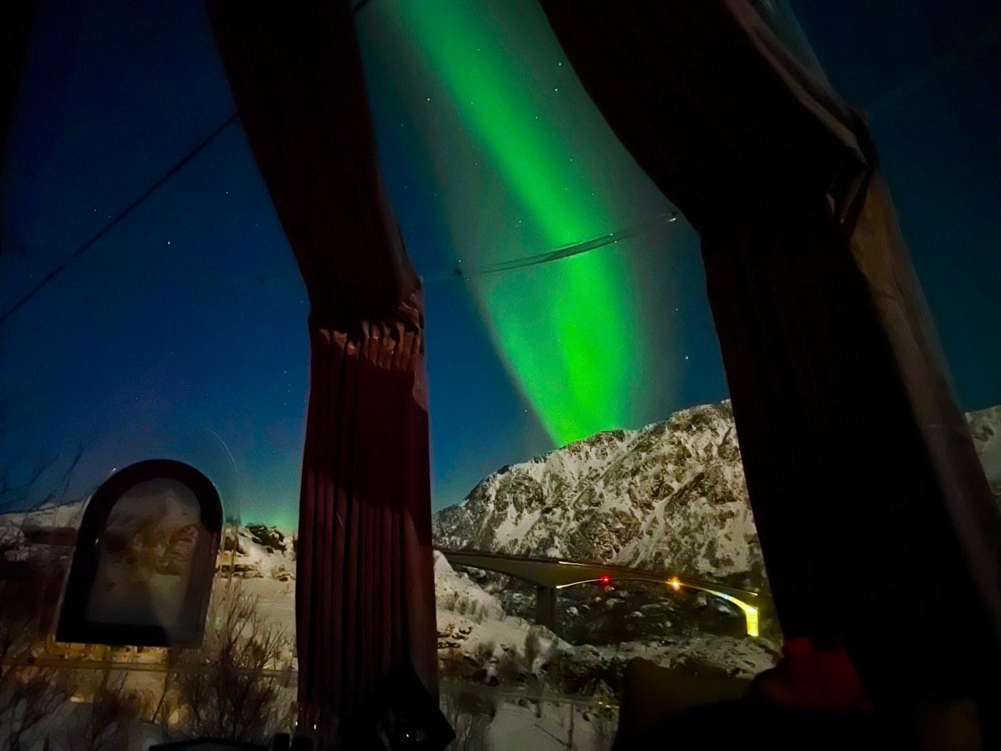 Lofoten Glampingdome Myrland Bagian luar foto