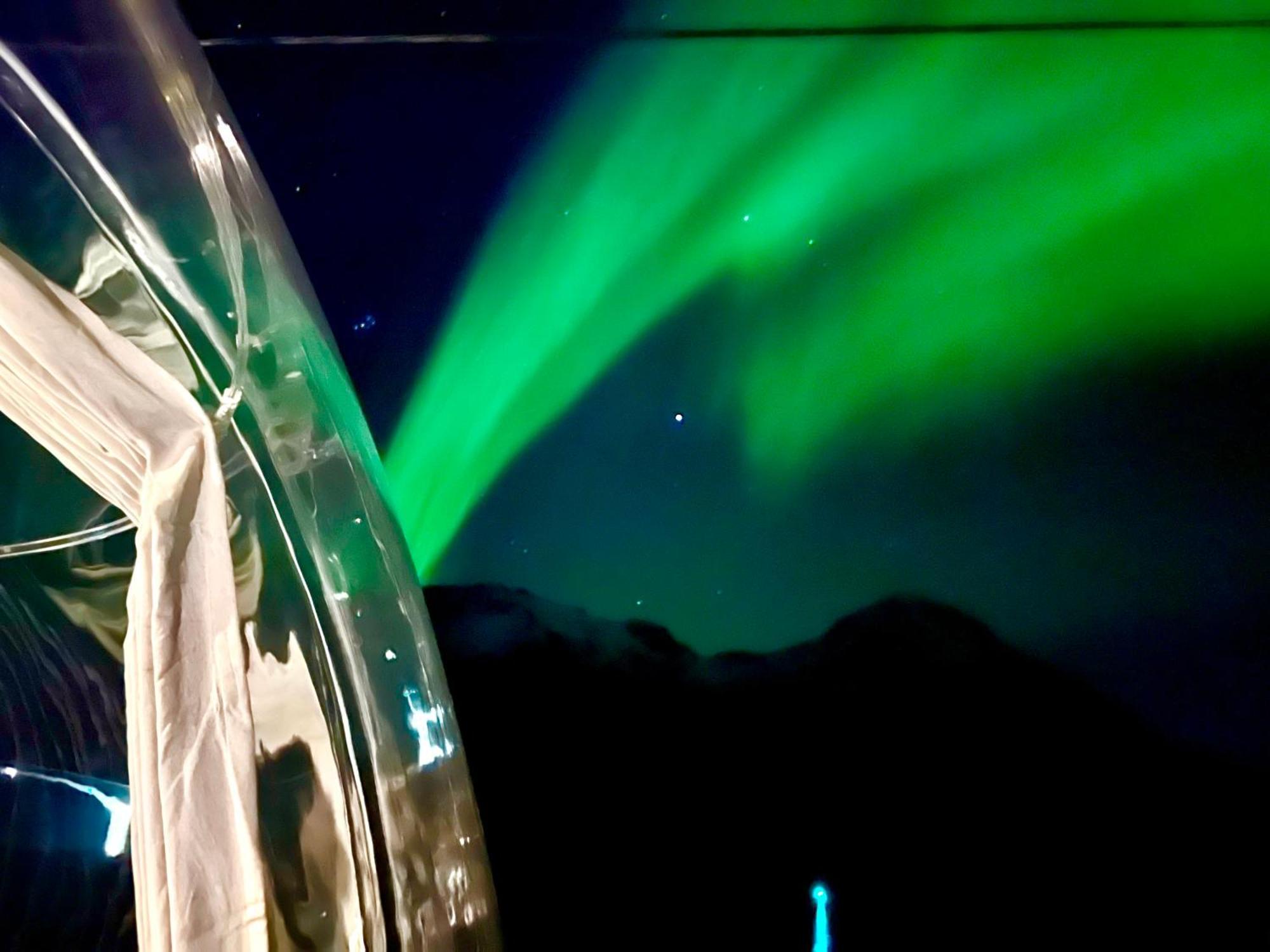 Lofoten Glampingdome Myrland Bagian luar foto