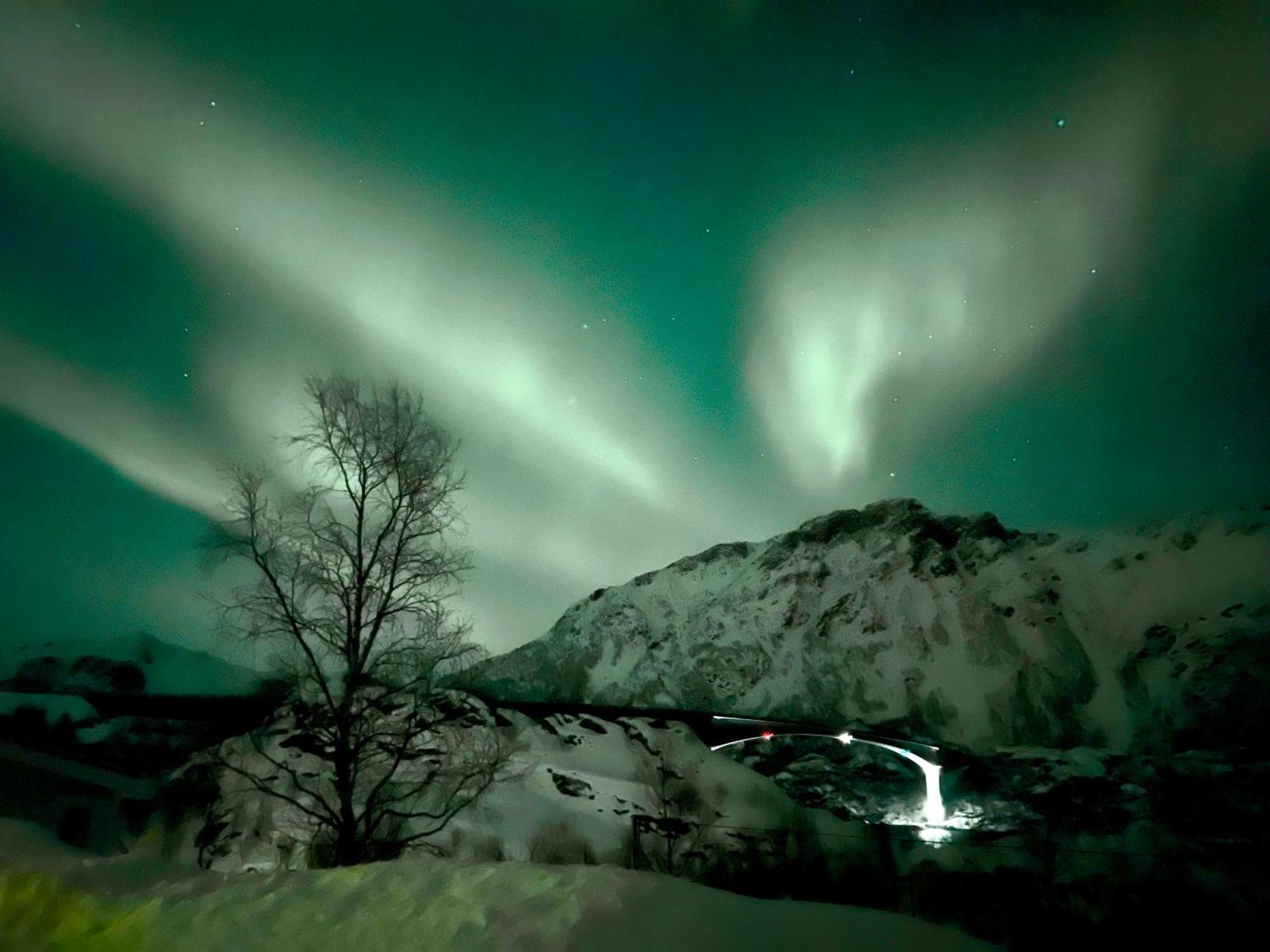 Lofoten Glampingdome Myrland Bagian luar foto