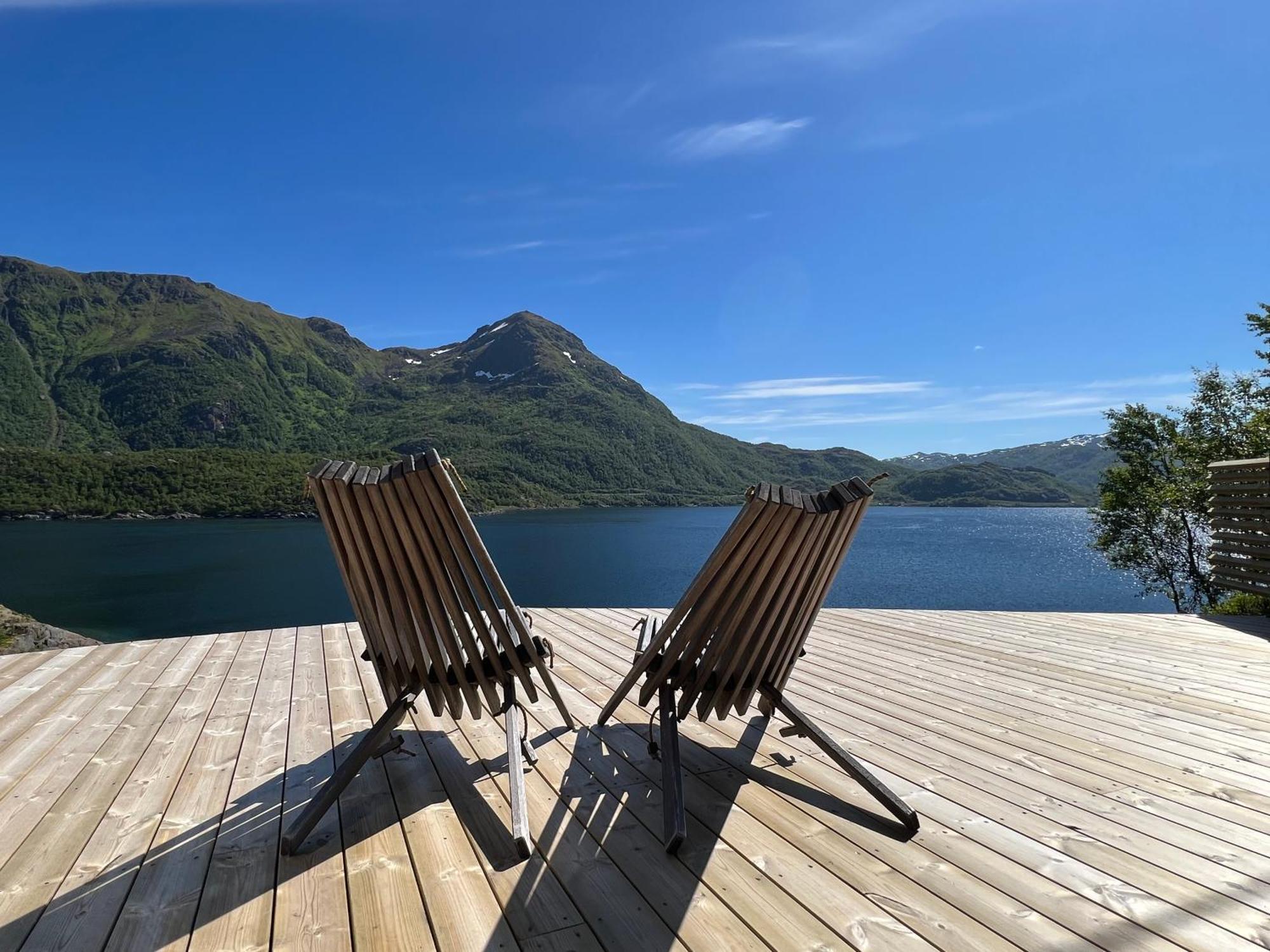 Lofoten Glampingdome Myrland Bagian luar foto