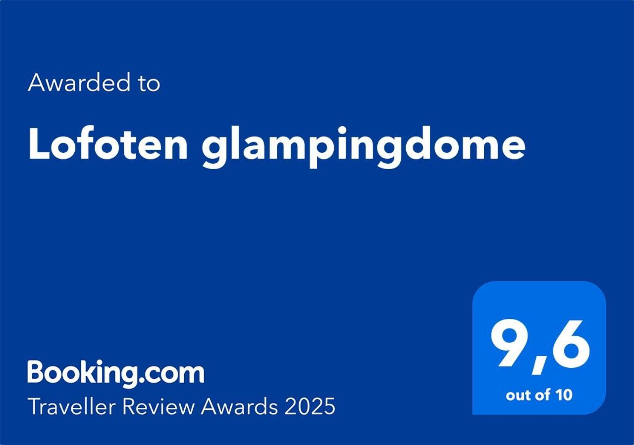 Lofoten Glampingdome Myrland Bagian luar foto